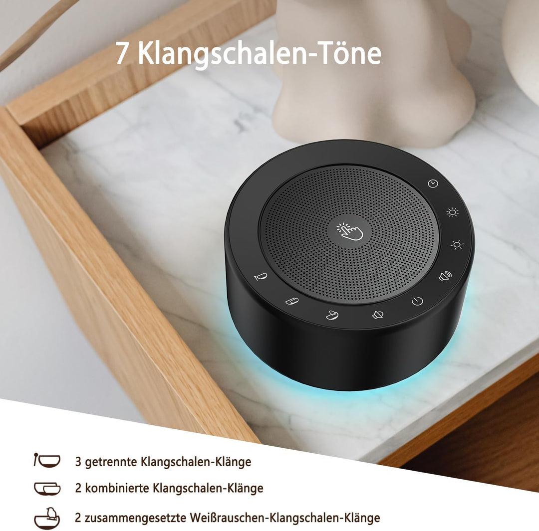 Kipcush Tibetische Meditationsschalen-Klangmaschine – 7 Klangschalen in verschiedenen Grössen für Yo