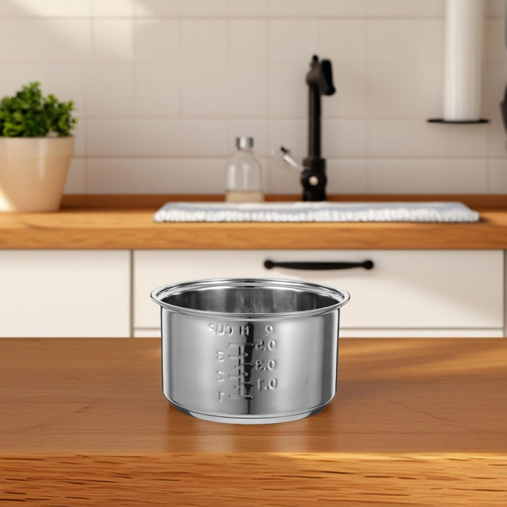 Edelstahl Innentopf Für Reiskocher 1.6L Universeller Ersatz Topf Für Elektrische Reiskocher Mit Effi