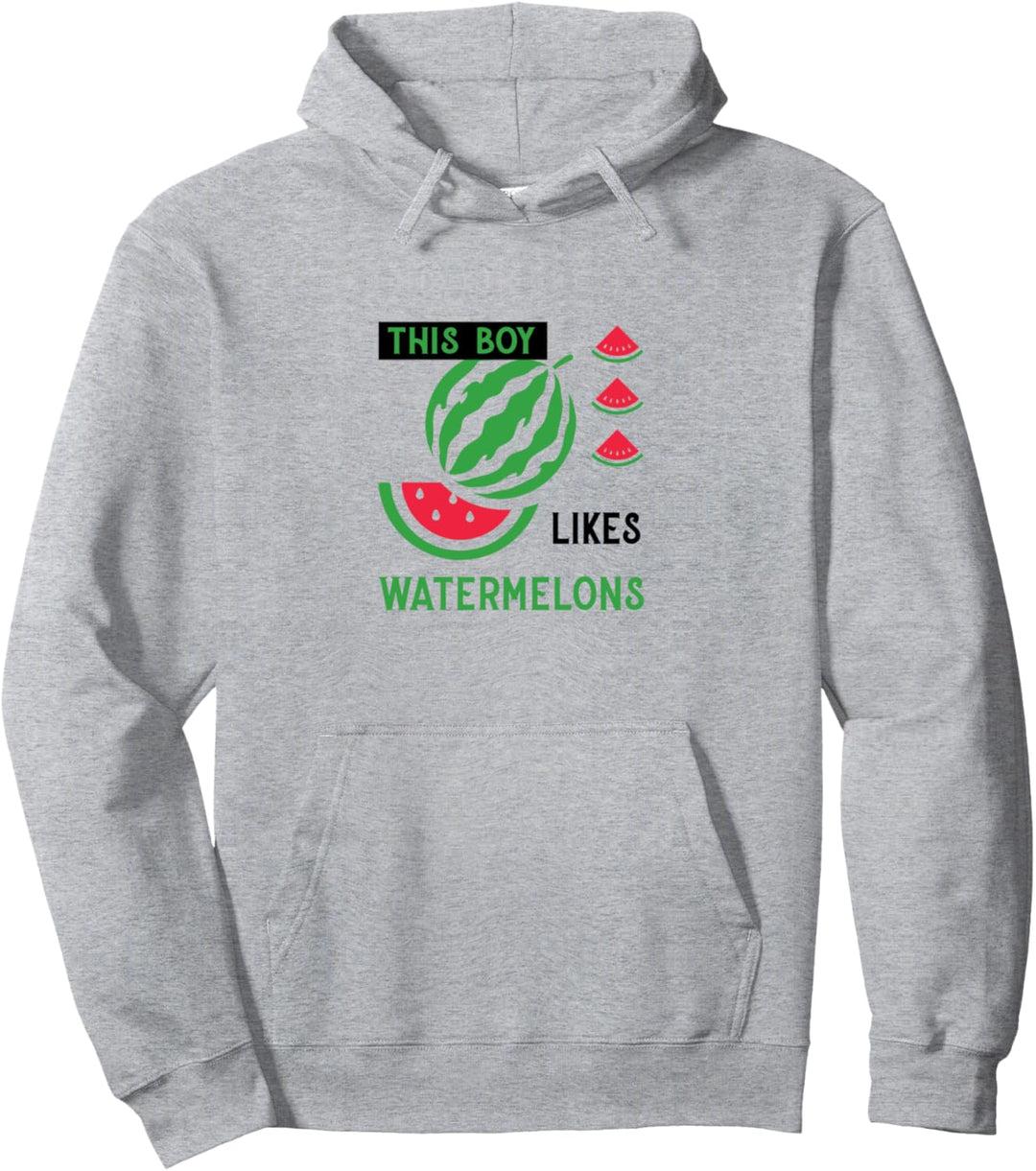 Tropische Früchte Melone Wassermelonen Sommer Pullover Hoodie