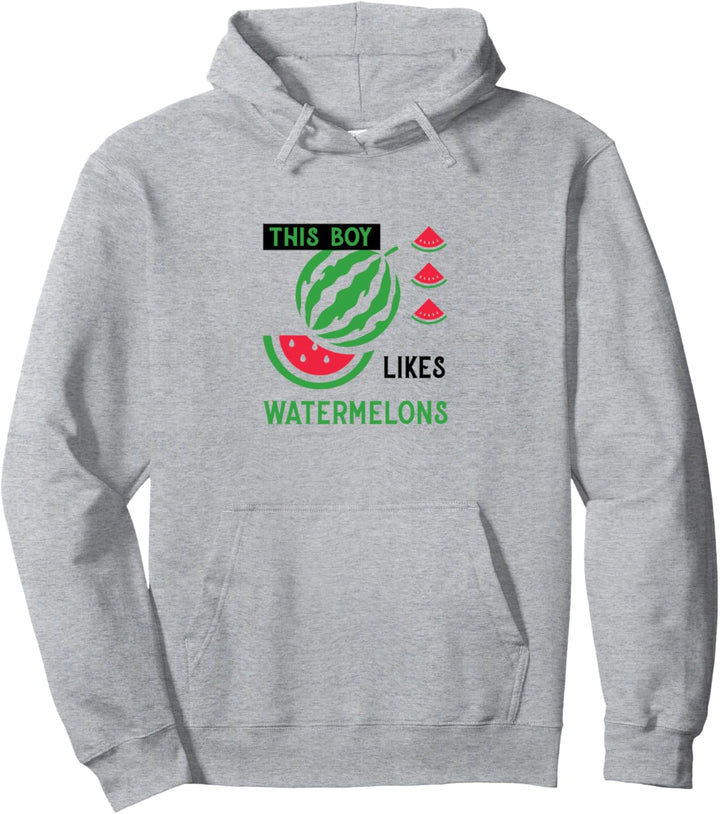 Tropische Früchte Melone Wassermelonen Sommer Pullover Hoodie