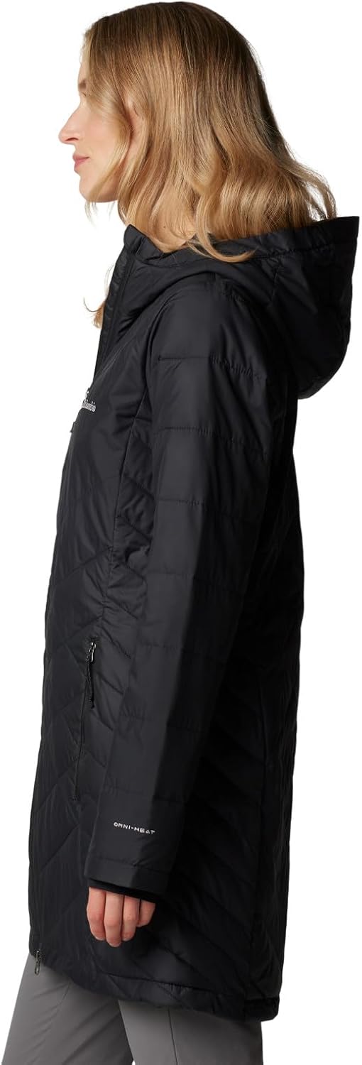 Columbia Damen Heavenly Long Hdd Jacke Heavenly Long Hooded Jacket (1er Pack) XS Schwarz, XS Schwarz