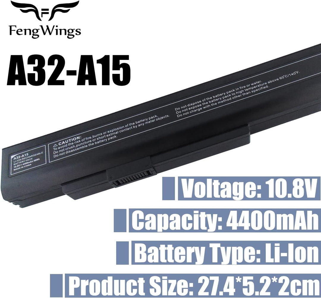 FengWings® A32-A15 akku, Ersetzen Für Medion Akoya A32-A15 AKKU, Medion E6221 | E6222 | E6227 | E623