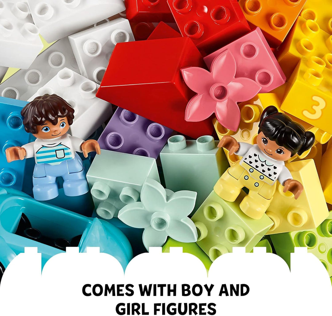 LEGO DUPLO Klassische Brick Box 10913 erstes Set mit Aufbewahrungsbox, tolles Lernspielzeug für Klei
