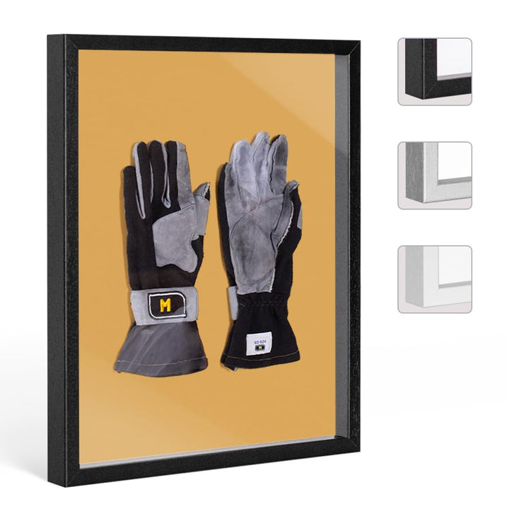 Bildershop-24 Objektrahmen Trikotrahmen Vario inkl. Bügel und Passepartout 40x60cm Schwarz (lackiert