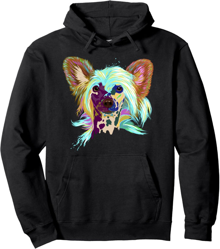 Hund Chinesischer Schopfhund Pullover Hoodie