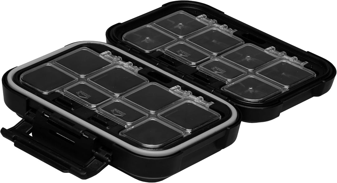 Zeck Predator Ring & Snap Box Pro 13x9,5x4cm - Tacklebox für Raubfischwirbel & Sprengringe, Zubehörb