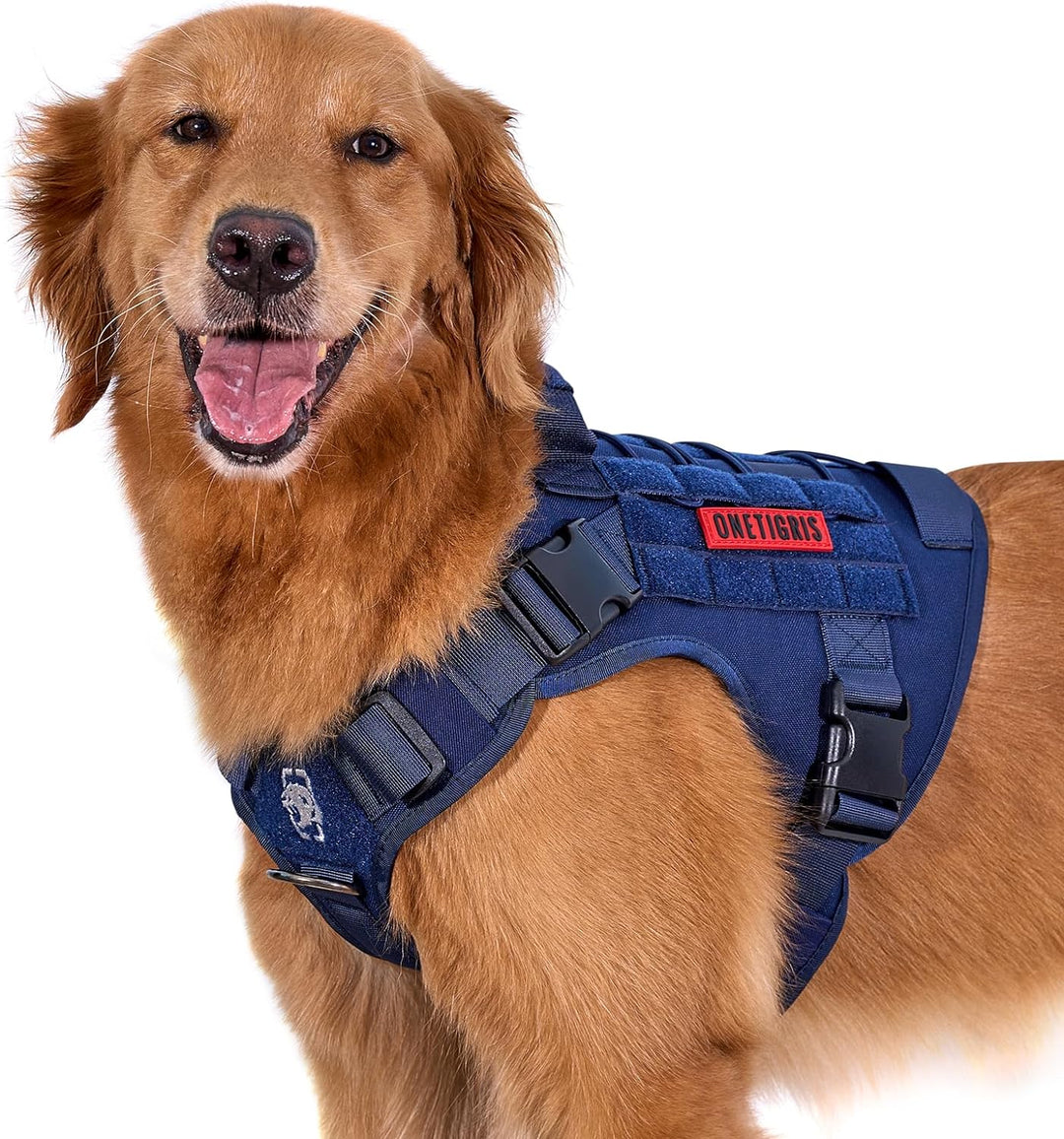 OneTigris Hundegeschirr, FIRE Watcher Taktische Geschirr MOLLE Sicherheitsgeschirr Service Hunde Hun