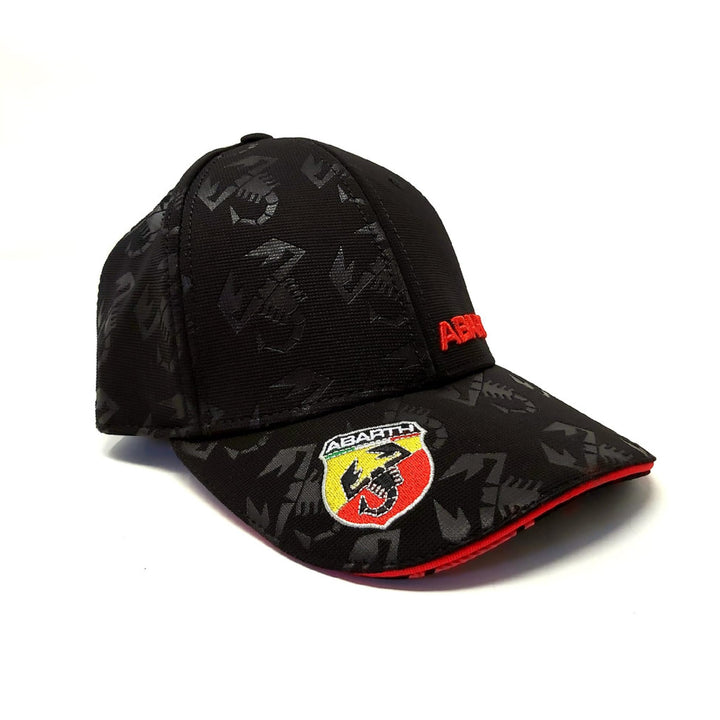 Abarth Schwarzer Hut mit Gebogenem Visier Single, Single