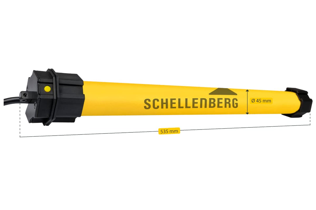 Schellenberg 20720 Rolladenmotor Maxi Plus 20 Nm, elektronische Endlageneinstellung, bis 8,5 m² Fläc