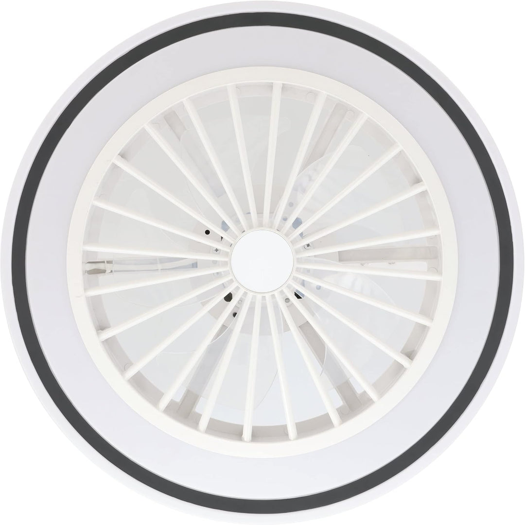 EGLO Deckenventilator mit LED Beleuchtung Almeria, Ventilator Decke dimmbar mit Fernbedienung, Timer
