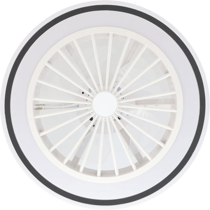 EGLO Deckenventilator mit LED Beleuchtung Almeria, Ventilator Decke dimmbar mit Fernbedienung, Timer