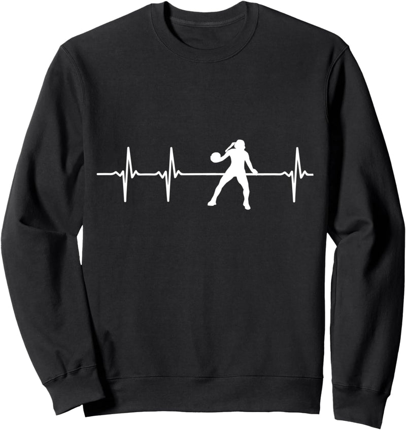 Handball Player Heartbeat Sweatshirt