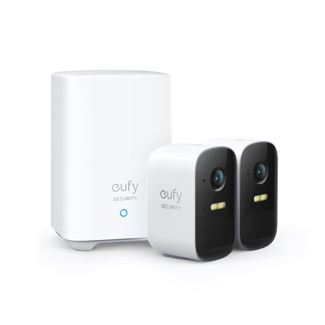 eufy Security eufyCam 2C, kabellose Überwachungskamera aussen, 180 Tage Akku, HD 1080p, IP67 wetterf