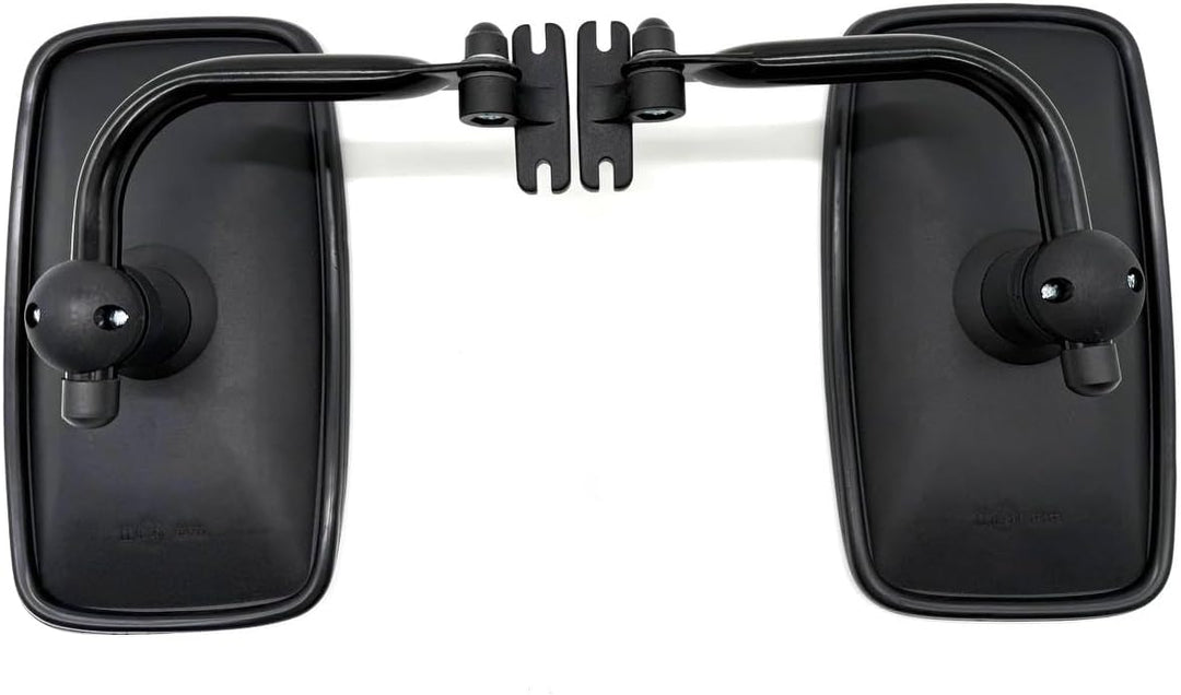 2x Aussenspiegel Seitenspiegel Rückspiegel ø15-28 Bagger 280x155 mm mit Spiegelarm Spiegelhalter Büg