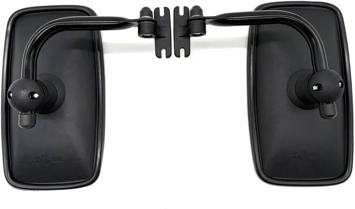 2x Aussenspiegel Seitenspiegel Rückspiegel ø15-28 Bagger 280x155 mm mit Spiegelarm Spiegelhalter Büg