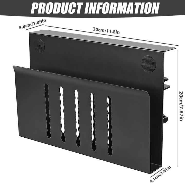 30×20×4.1cm PC Halterung Schreibtisch: Laptop Halterung Schreibtisch, Seitenaufbewahrung Seitenständ