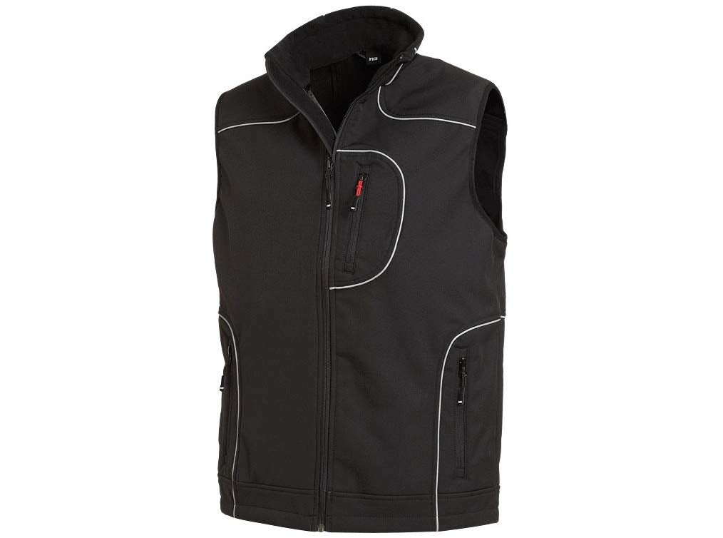 FHB Softshell-Weste, Martin, Grösse M, schwarz, 78517-20-M, M