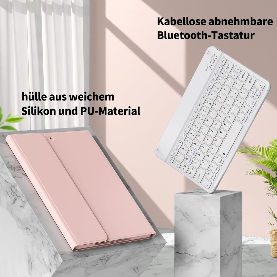 Tastatur Hülle für iPad 9. Generation / 8. Generation / 7.Generation 10,2 Zoll, Magnetisch Abnehmbar