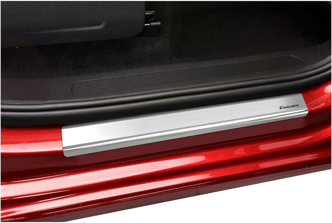 M MOTOS Satin Edelstahl-Einstiegsleisten für Audi A6 C6 2008-2011 5 -türig. Erhöhter Fahrkomfort mit