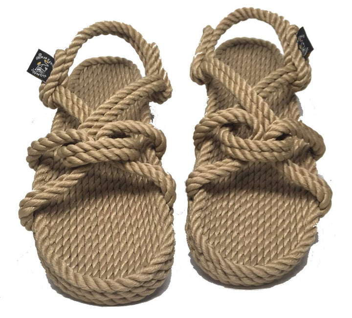 Nomadics Mountain Momma Unisex-Erwachsene Sandale aus Seil Camel, 36 EU