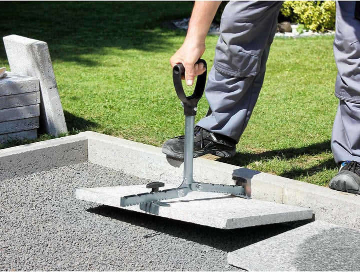 LANGFIT® Plattenheber 30 bis 62cm SET - Rückenfreundlich durch extra langen Griff - Made in Germany