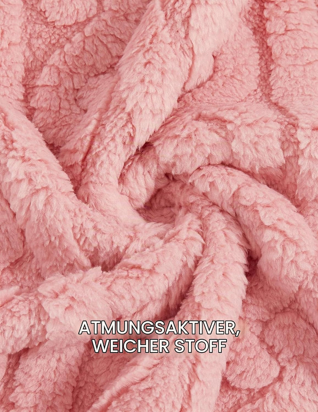JiAmy Mädchen Bademantel Kapuzen Fleece Warmes Weiches Kinder Badekleid Fuzzy Frottee-Robe 4-14 Jahr