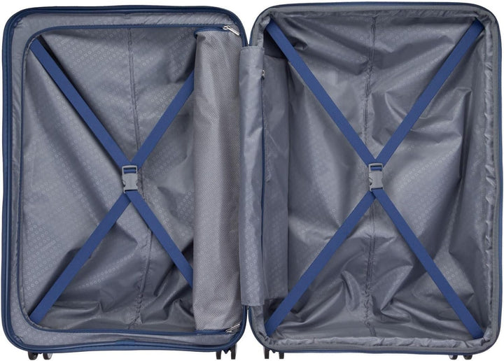 American Tourister Soundbox - Spinner L Erweiterbar Koffer, 77 cm, 110 L, Blau (Midnight Navy) Blau