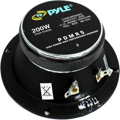 Pyle-Pro PDMR5 Lautsprechereinsatz, Durchmesser 12 cm