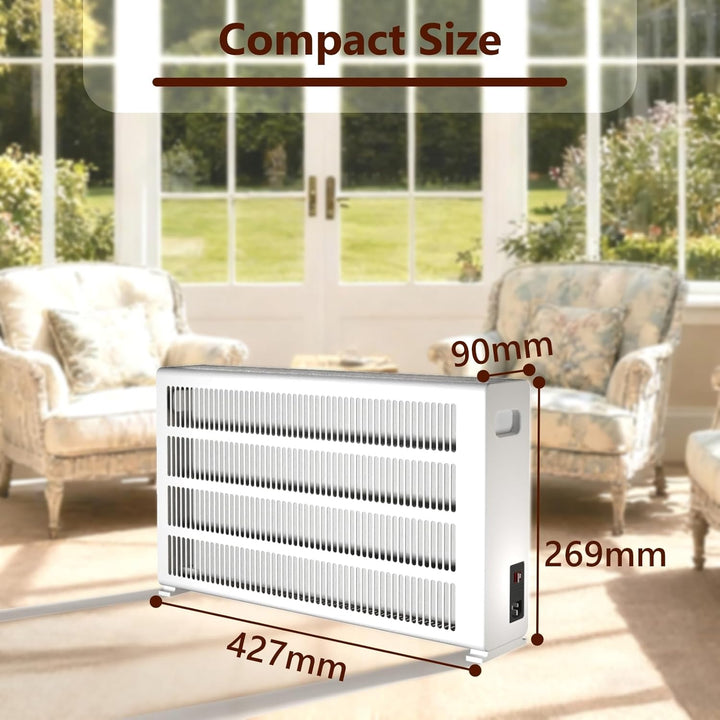 1000W Elektroheizung Standgerät, Electric Heating mit modernem Stil - Elektrisch heizung starke Wärm