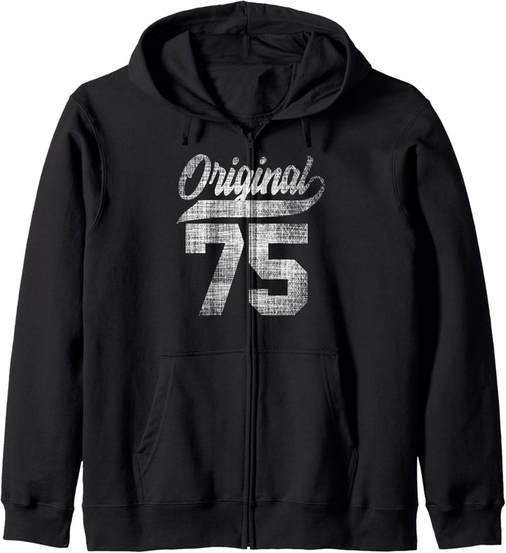 48.Geburtstag Original Männer Frauen Vintage Jahrgang 1975 Kapuzenjacke