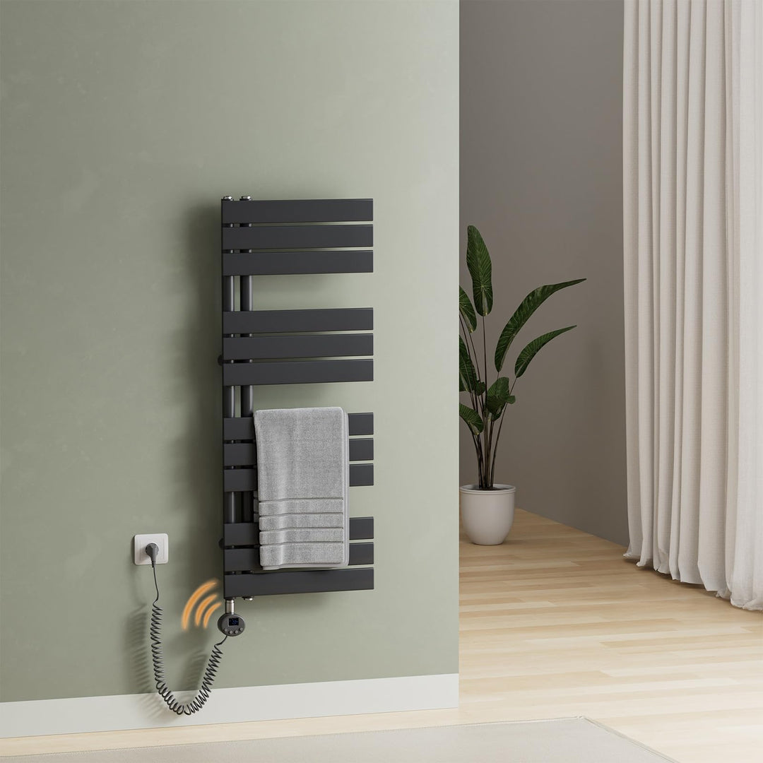S'AFIELINA Smart WiFi Badheizkörper elektrisch 1041×400cm – Elektrischer Handtuchheizkörper mit Ther