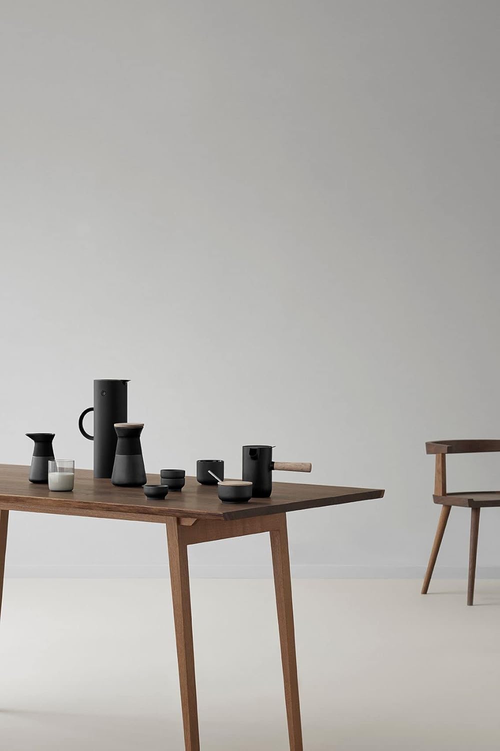 Stelton, Keramik, x-637 Theo Zuckerschale, Schwarz, 10 x 9 x 10 cm