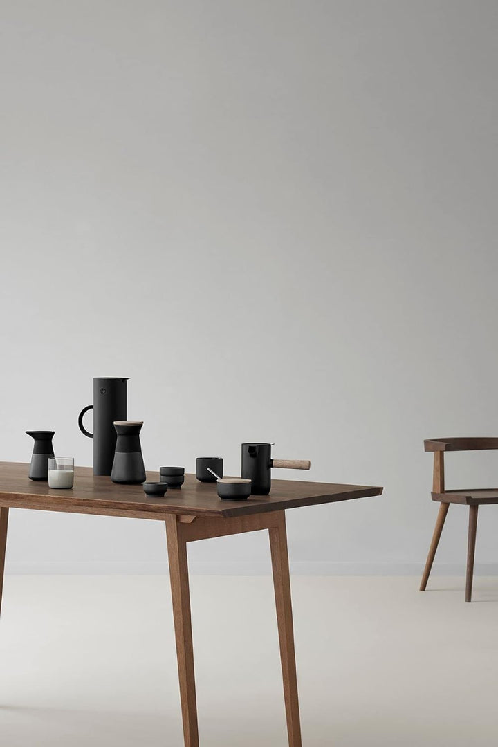 Stelton, Keramik, x-637 Theo Zuckerschale, Schwarz, 10 x 9 x 10 cm