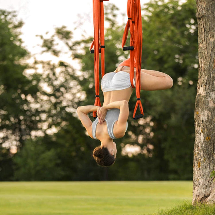 Sotech Yoga-Hängematten-Set, Yoga-Schaukel für Anti-Gravity-Yoga, Inversionsübungen, mit Tragetasche