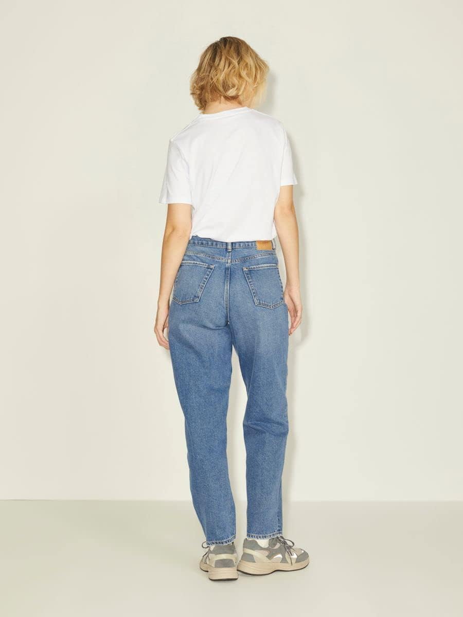 JACK & JONES Damen Jjxx Jxlisbon Mom Hw Cre4005 Jeans, Blue Denim, 28W / 32L EU
