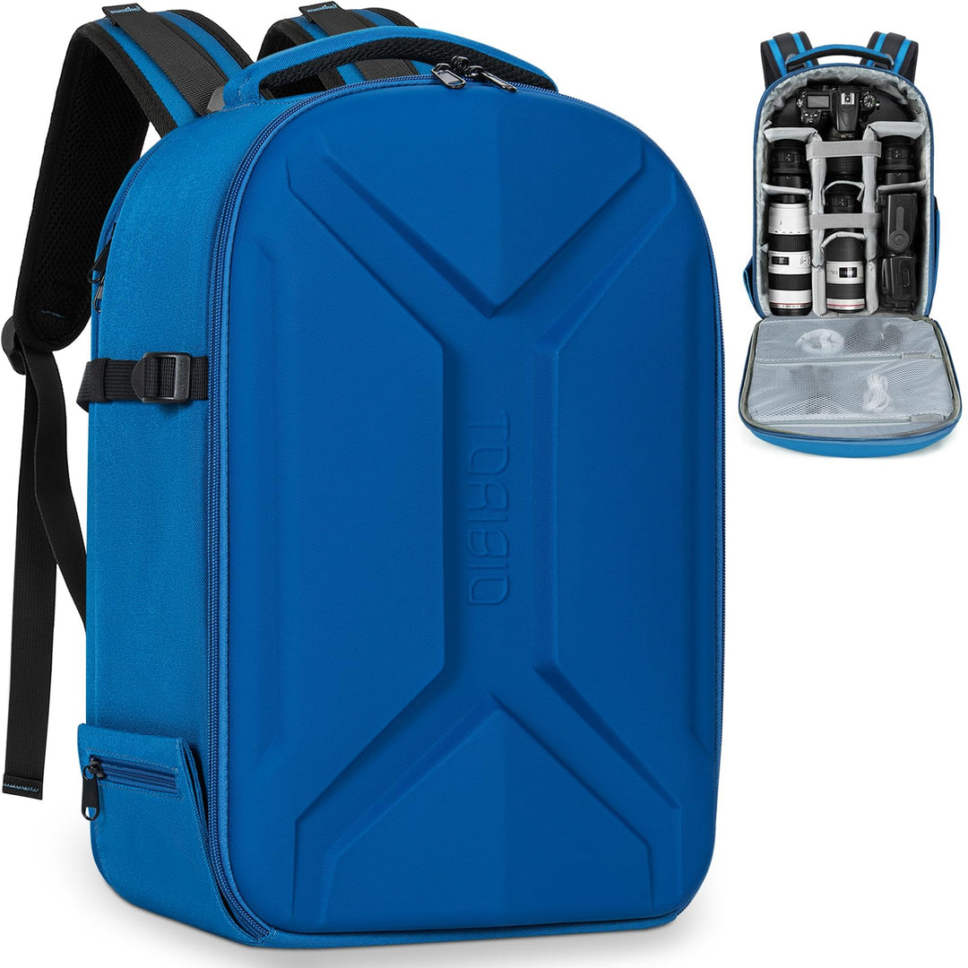 Hartschalen-Kamerarucksack, Fotografie-Kameratasche, wasserabweisend, stossfest, Kamerarucksack mit