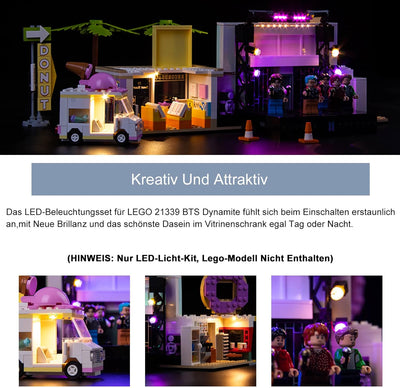 Led Licht Set für Lego Ideas BTS Dynamite (Kein Lego-Modell), Dekorationsbeleuchtungsset für Lego 21