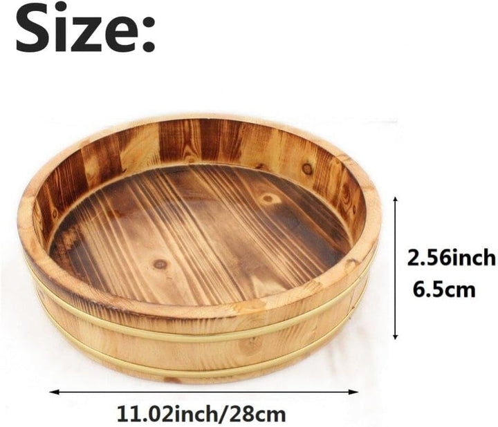 Lpitoy Holz Sushi Reisschale Hangiri Sushi Oke Sushi Reis Mischwanne Tablett Reis Mischschale Für Re