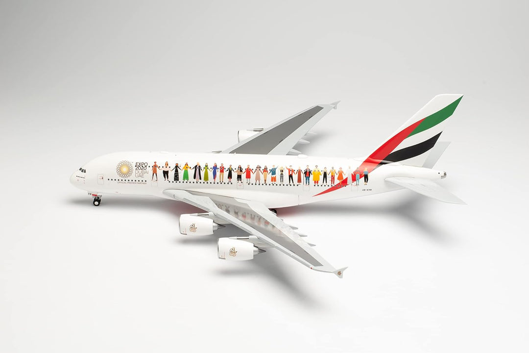 herpa 571692 Emirates Airbus A380 “Year of Tolerance“, Modell Flugzeug, Modellbau, Miniaturmodelle,