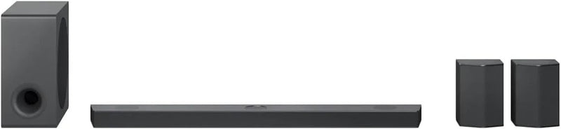 LG DS95QR Soundbar (810 Watt) mit kabellosem Subwoofer & MERIDIAN-Technologie (Dolby Atmos, HDMI, Bl