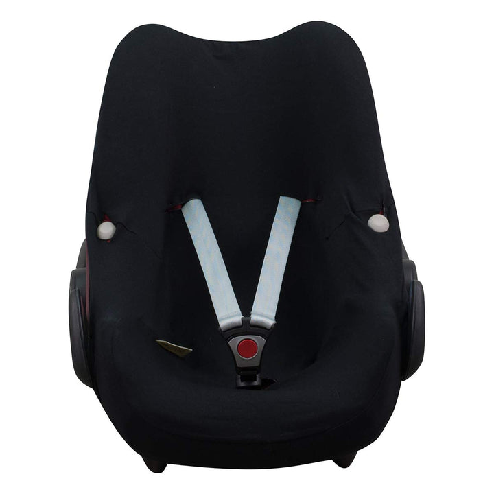 JYOKO KIDS Baumwollbezug für Autositz kompatibel mit Pebble Maxi Cosi, Bebe Confort (Black Series),