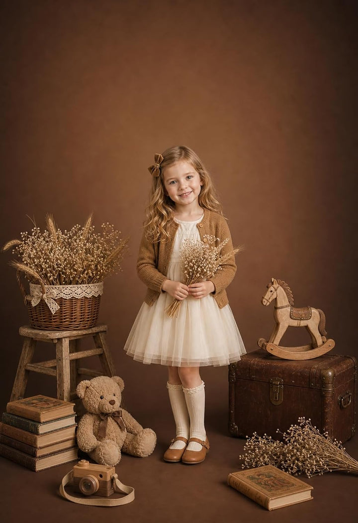 Kate Hintergrund Fotostudio Schokoladen Braun 1,5x2,2m Porträt Foto Hintergrund Einfach Foto Leinwan