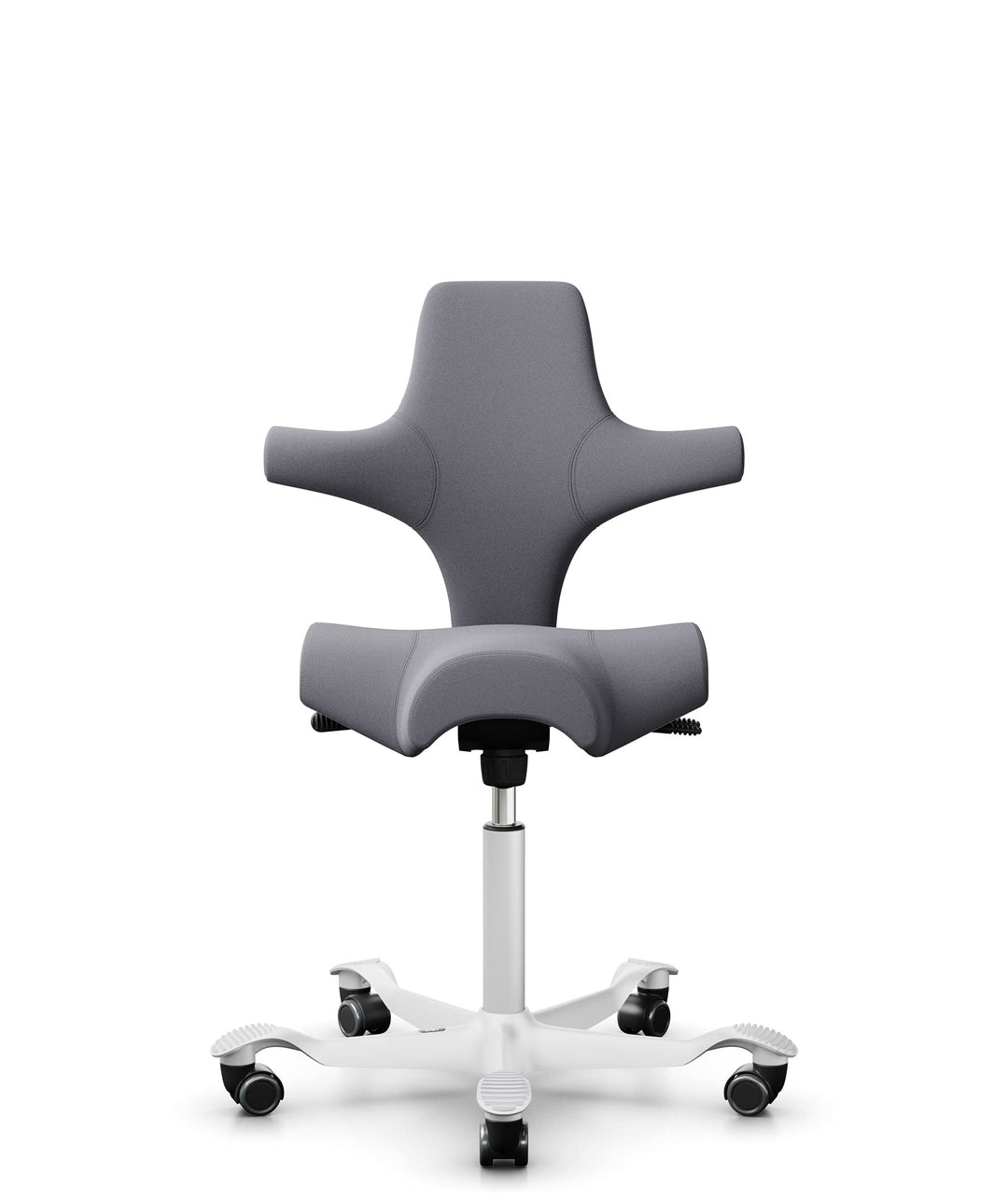 HAG Capisco 8106 Stoff Xtreme Bürodrehstuhl - Standard Gasfeder 200 mm - Sitzhöhe 47-65,5 cm - weich