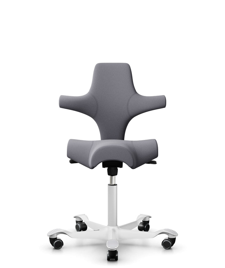 HAG Capisco 8106 Stoff Xtreme Bürodrehstuhl - Standard Gasfeder 200 mm - Sitzhöhe 47-65,5 cm - weich