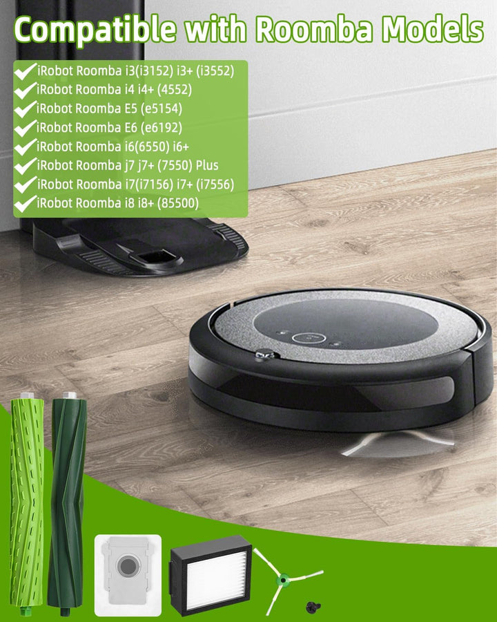Ersatzteile Zubehör für iRobot Roomba i7 i7+ j7 j7+ i3 i3+ i4+ i6 i6+ E5 E6 | Bürsten Zubehör für Ro