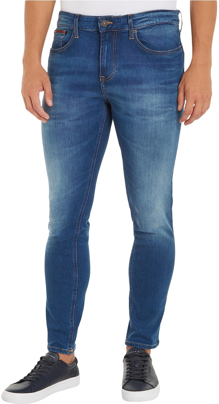 Tommy Jeans Herren Jeanshosen Austin Slim Tapered Wmbs Dm0dm09550 28W / 32L Blau (Wilson Mid Blue St