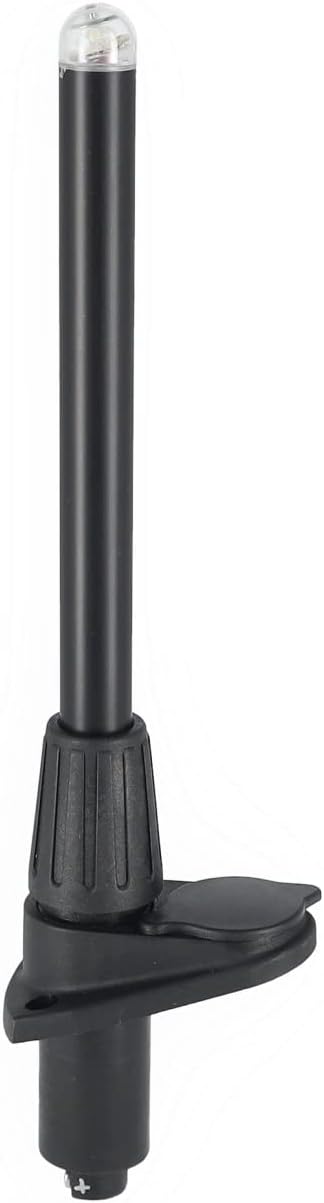 wellenshop LED Rundumleuchte Navigationslicht Positionslampe Boot Schiff mit Mast Grösse 25 cm steck