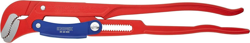 KNIPEX Rohrzange S-Maul mit Schnelleinstellung, Chrom-Vanadium, rot pulverbeschichtet, 560 mm, 83 60