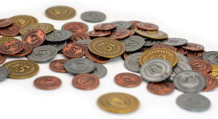 Stonemaier Games 304 - Viticulture Metal Lira Coins