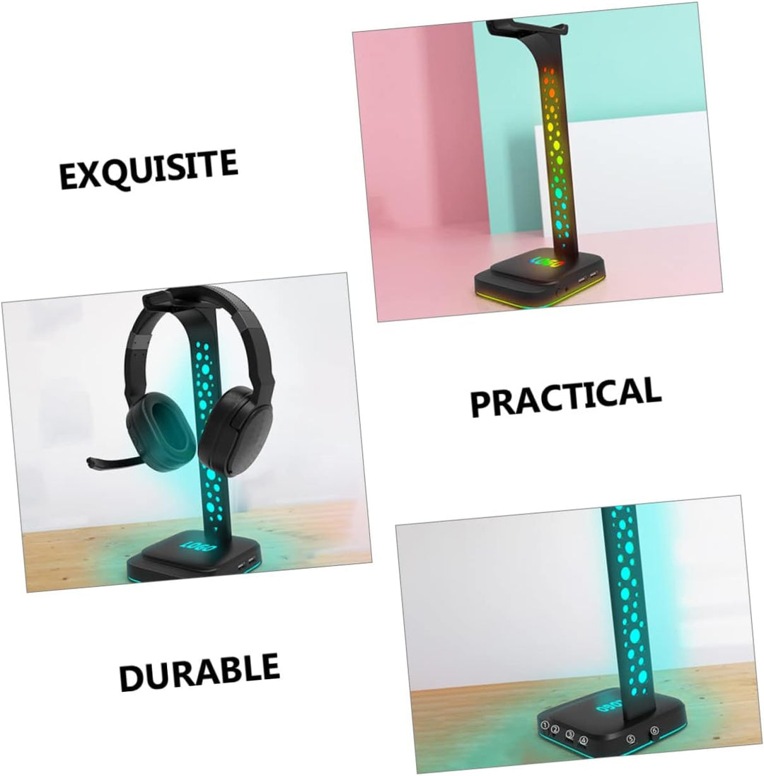 Zerodeko Kopfhörerständer Ladestation Für Gaming-headsets Schreibtischzubehör Stilvoller Kopfhörerha